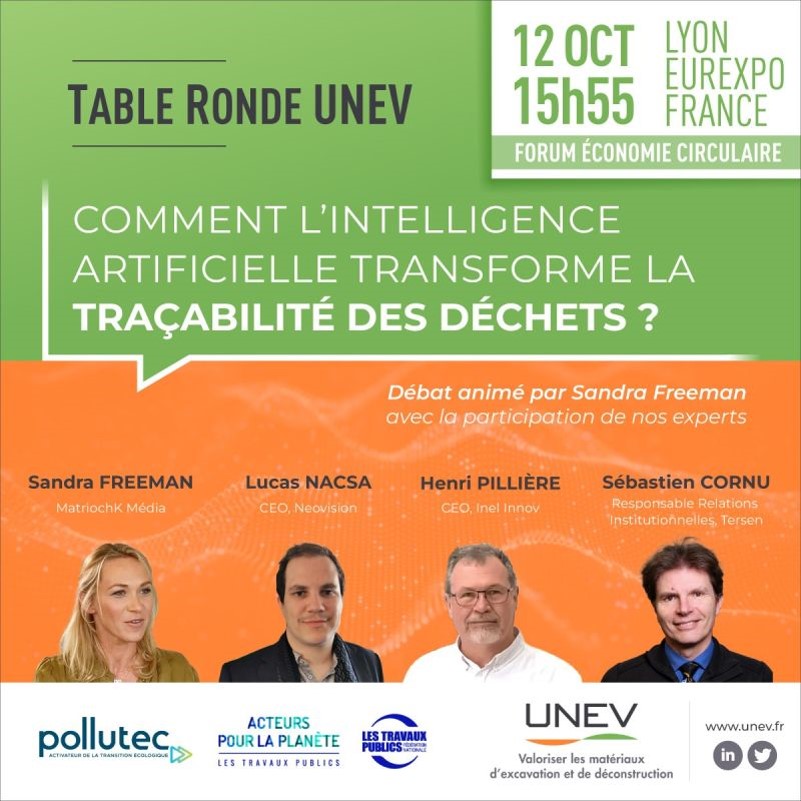 UNEV Round Table, Pollutec 2023© UNEV SOLSA Expert System