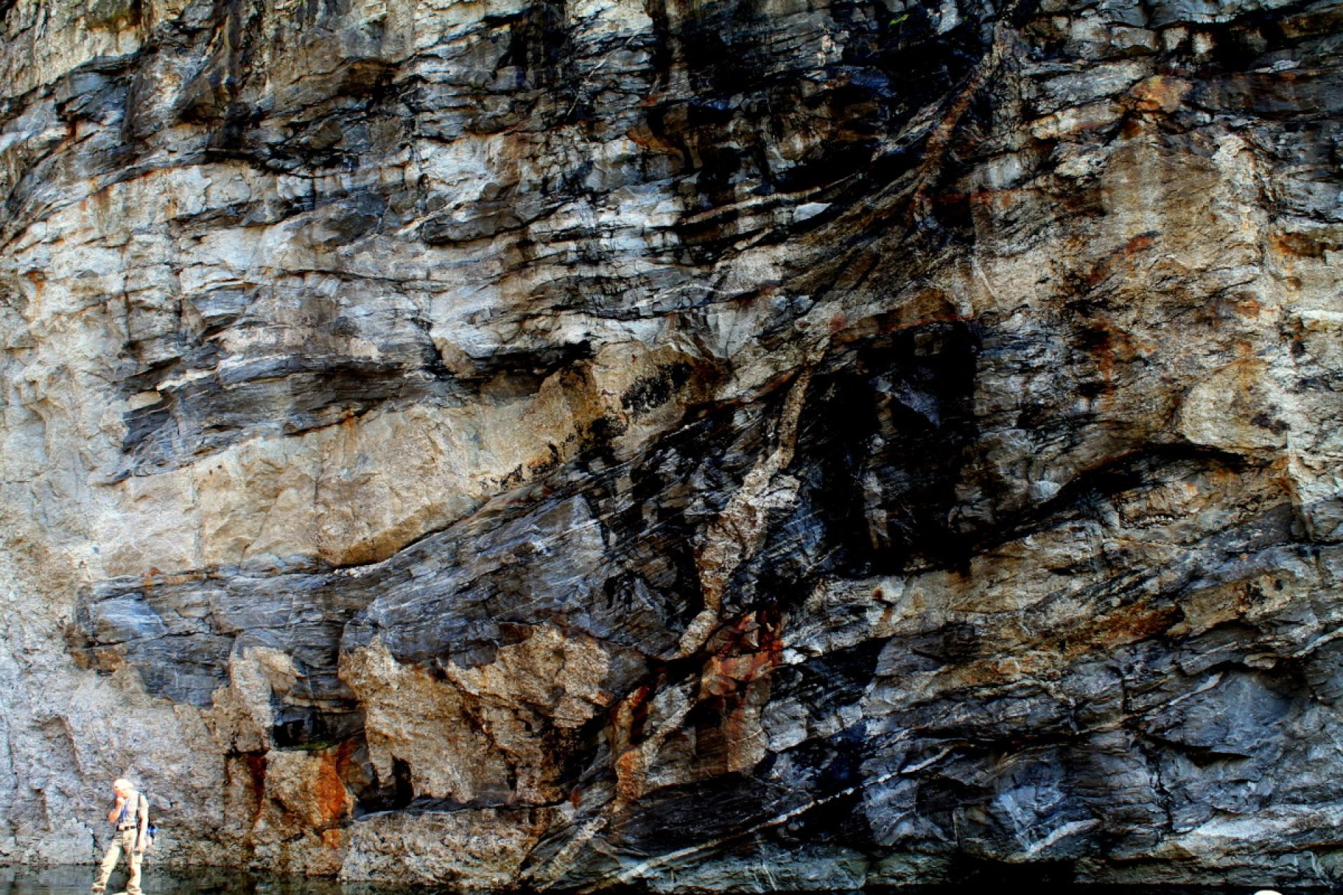 Migmatitic outcrop (Bennett mine, USA)