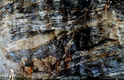 Migmatitic outcrop (Bennett mine, USA)